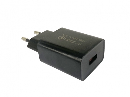 QCC3.0 зарядно VS mobile 220V / 1xUSB 18W     30101