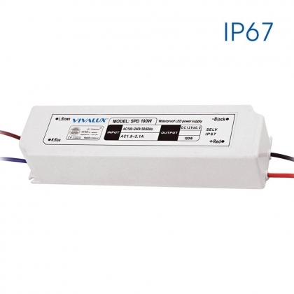 LED захранване 100W   IP67