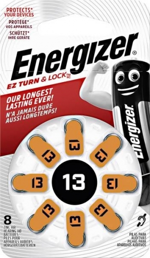 Въздушно-цинкова батерия Energizer EZ Turn - Lock 13   8бр.     10140