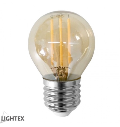 LED лампа FILAMENT 5W 220V E27 G45 Gold 2200K Lightex      170AL0025375