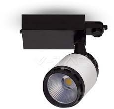 35W LED релсов прожектор 2850lm черно/бяло тяло 3000К   1338