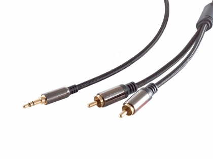 Аудио кабел 3,5 mm / 2xRCA 1,5 m      SHVP B20-32155