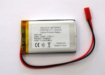 Li-Pol Cellevia LP503759 3.7V 1350mAh  720142