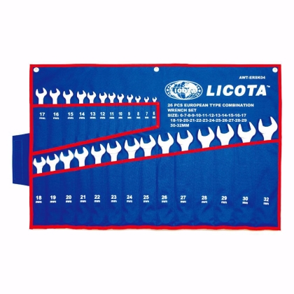 Комплект звездогаечни ключове LICOTA, SW 6 - 32 мм, 26 части