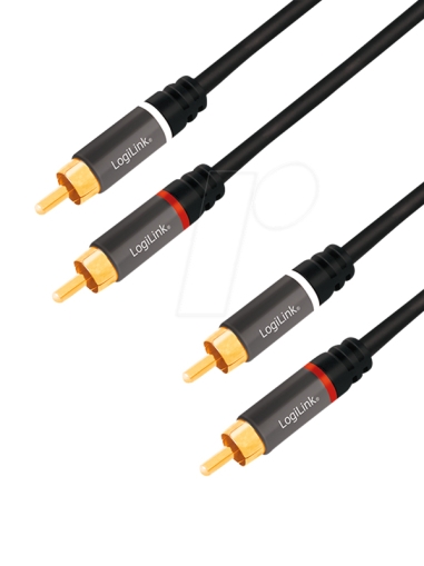 HQ аудио кабел 2 чинча / 2 чинча 3 m    LOGILINKCA1206
