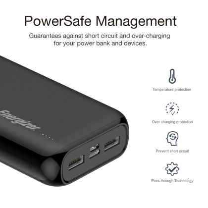 Power Bank ENERGIZER  UE20010   20 000 mAh   5V  2x2A