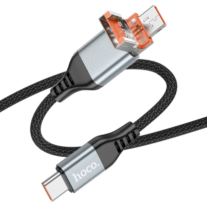 USB(TYPE-C) / TYPE-C кабел HOCO U128 60 W (20V / 3A), 1 m