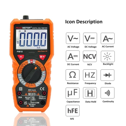 Мултицет Peakmeter PM18