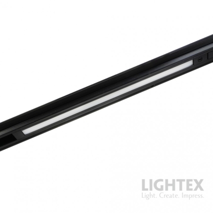 LED линейно тяло за шина KATANA LINE DC48V 8W  алуминий черен Lightex