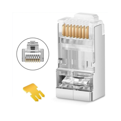 Съединител екраниран RJ45  Cat6  FTP  3 prong