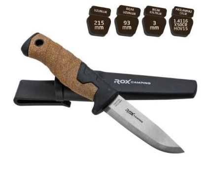 Ловджийски нож     ROX 153CAMP0322