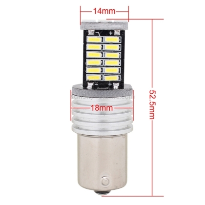 Автомобилна LED крушка габарити/стопове  1156/BA15S 6W 6500K 1 бр.