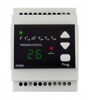 Програмируем регулатор на температура до (25.2°С÷49.9˚С) (ШИМ) в комплект със сензора Pt-1000  TR-6.3/Inc.