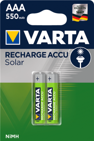 Акумулаторна батерия Varta solar AAA 550mAh