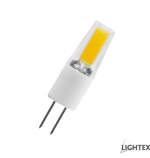 LED лампа COB 2W 12V G4 WW 3000K 1 брой/блистер  Lightex          172AL0100580