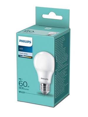 LED крушка Philips 8W E27 4000K     181080001102