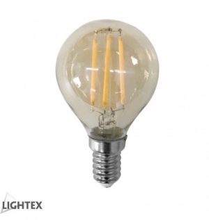 LED лампа FILAMENT 4W 220V E14 G45 Gold 2200K Lightex       170AL0025052