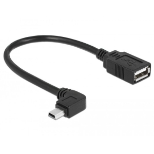 OTG кабел USB А ж. / mini USB 16 cm     Delock 83245