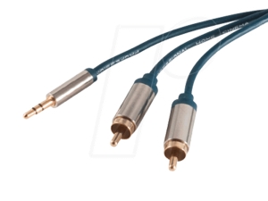 Аудио кабел 3,5 mm / 2xRCA 5 m      SHVP 30832-5-SL