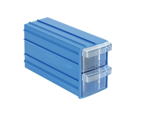 Пластмасова кутия с 2 чекмеджета Y114