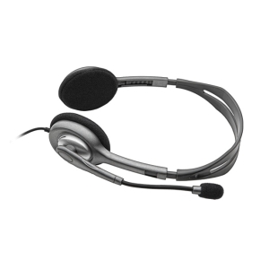 Слушалки Logitech Stereo Headset H111, сребристи