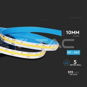 LED лента COB 24V 6000K 13W/m