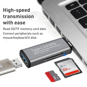TYPE-TYPE-C 3.1  четец   SD/micro SD/OTG USB A