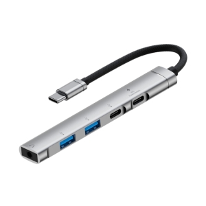 TYPE-C хъб   2xUSB A + 2xTYPE-C + AUX