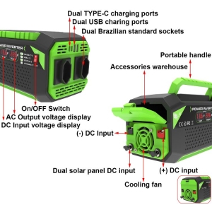 Инвертор Gurxun Sine Wave 12V - 220V / 300W