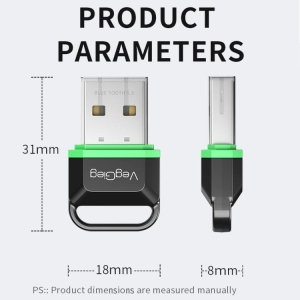 USB Bluetooth адаптер VegGieg 5.3