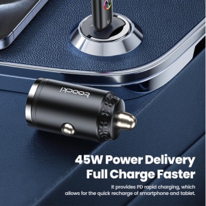 Зарядно за автомобил Toocki 45W USB-C