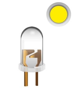 Светодиод LED 10 mm  yellow