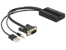 Видеоконвертор VGA към HDMI DELOCK 62597